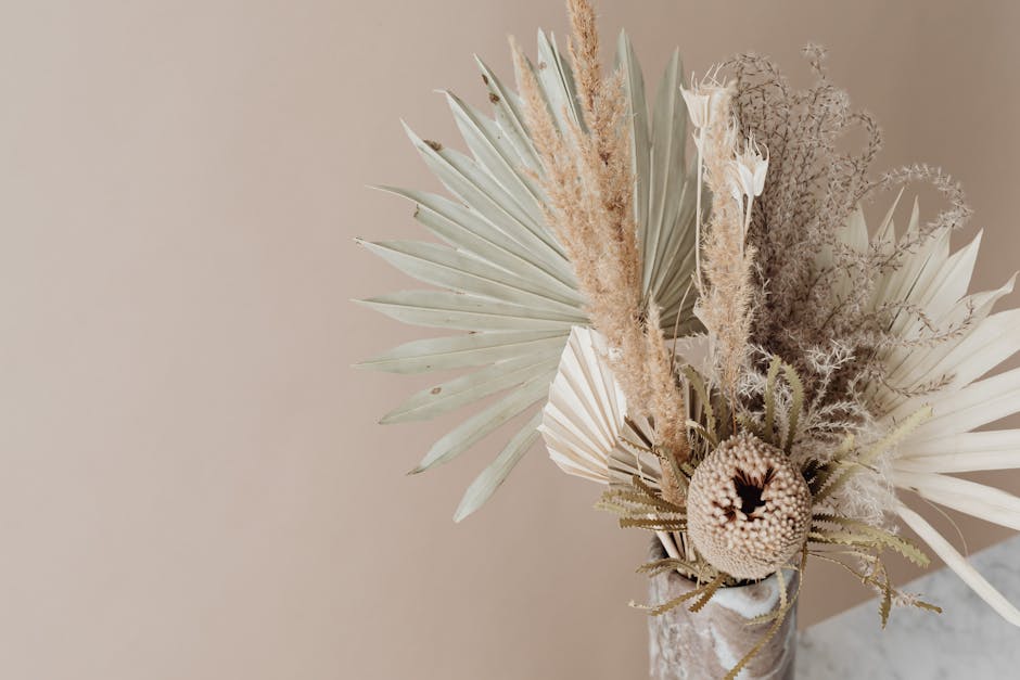 Dried florals that don't read dusty